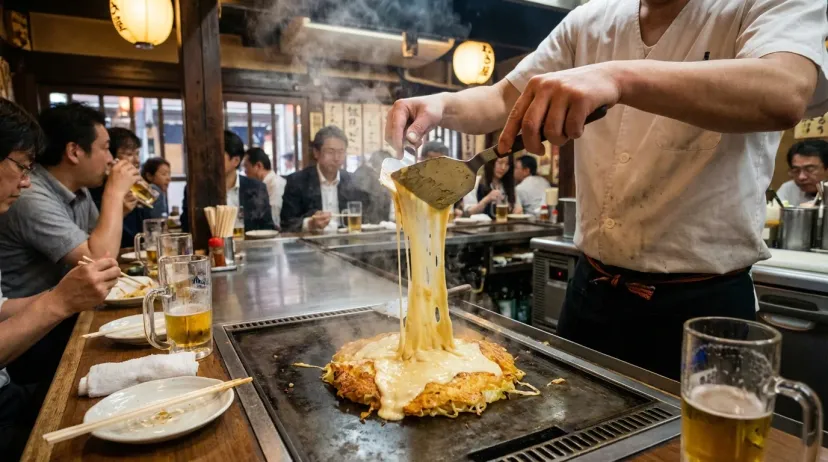 치즈 몬자야키