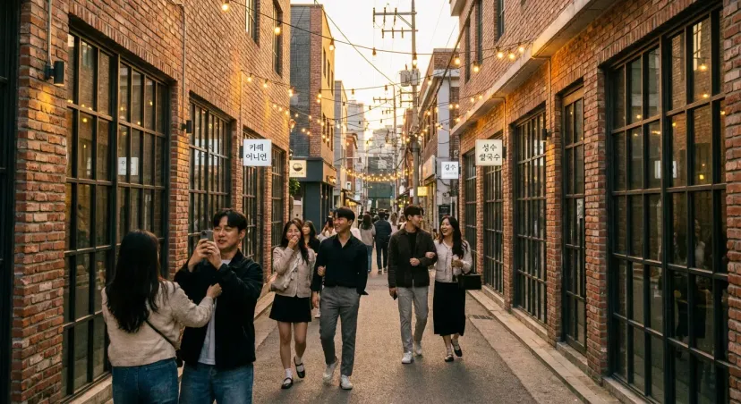 성수동 거리 풍경